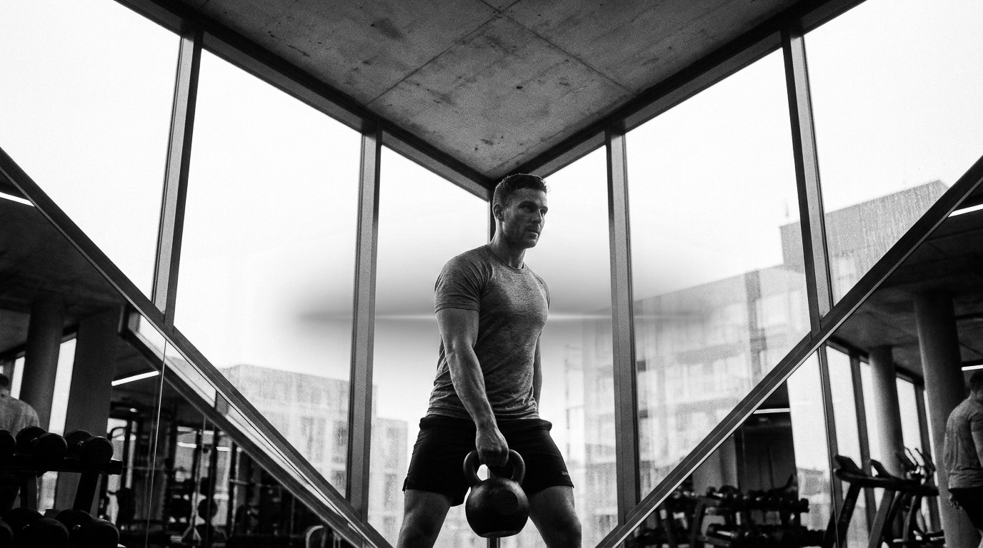 Entraînement avec kettlebell